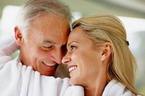 щастлив човек, който увеличи потентността си след 50